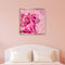 DIY 5D Full Drill Round Diamond Painting Kit Pink Dinosaur Drawing Home Decor
