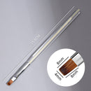 Nail Brush Manicure Gel Brush Transparent Aurora Macaron for Nail Art (C)
