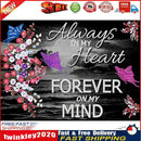 Diamond Painting Butterfly Letters Partial Special Shape Drill DIY (HB220) Newly
