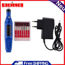 NELLNISSA Electric Nail File Tool Set 6 Bit Grinder Toenail Boh