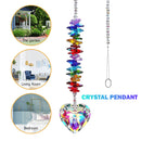 Crystal Love Light Catcher- Hanging Pendant Valentines Day Gifts (Colorful)