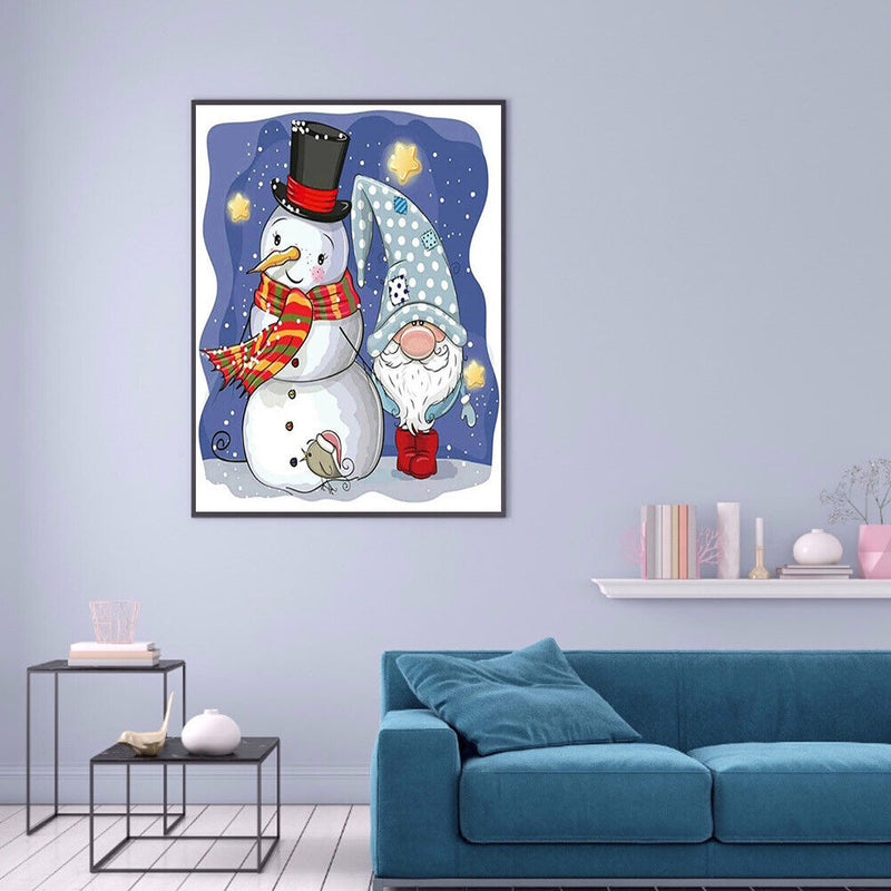 40x50cm DIY Gnome Oil Paint By Numbers Wall Home Living Room Bedroom Decorati