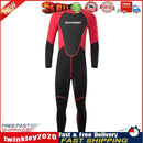 Full Body Men Neoprene Wetsuit Jumpsuit Quick-Drying Wet Suit (Red 3XL) Newly