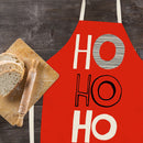 HO Print Linen Apron Kitchen Waterproof Home Cooking Bib Pinafore (68X55CM)