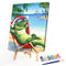 Acrylic Oil Painting By Numbers Christmas Crocodile Digital Picture Artwork