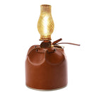 Camping Gas Bottle Protective Cover Retro Leather Sleeve (Coffee 350x112mm)