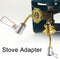 Camping Gas Stove Tank Propane Refill Adapter BBQ Burner Connecter Cylinder Hose