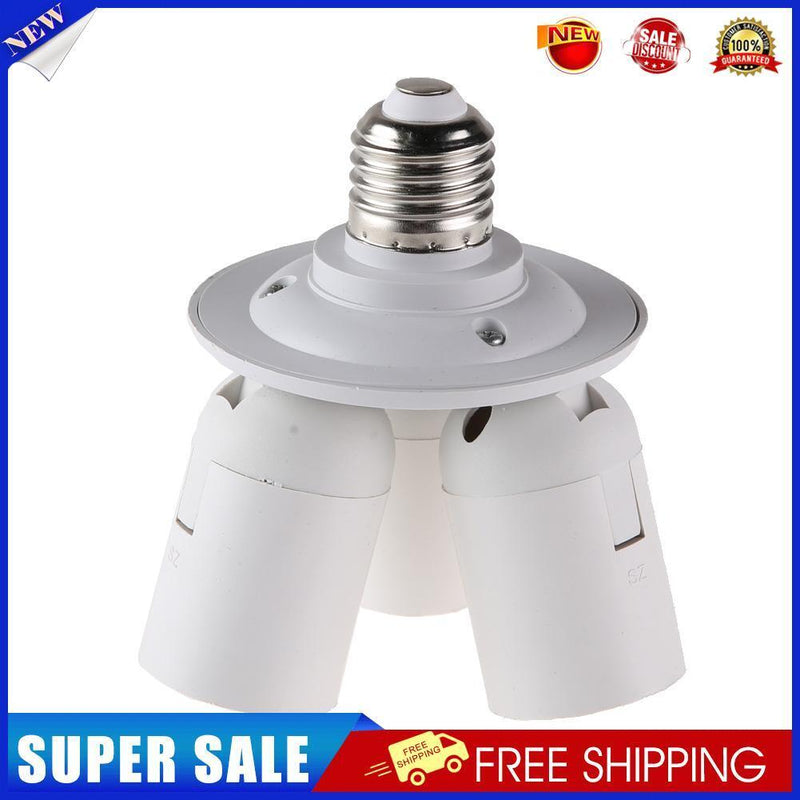 3/4 in1E27 Base Socket Splitter Light Lamp Bulb Adapter(E27-3E27)