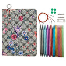 9 Pairs Sweater Weaving Ring Needles Set Aluminum Alloy Crochet Hook Crafts Tool