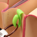 2x Creative Anti Lost Bag Hook Install Built-key Holder Key Clip#