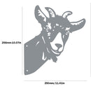 Garden Ornament Rusty Animal Scout Stakes Metal Silhouette Statue (Sheep) Newly