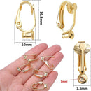 Pierced 20 Pcs Earring Clip Earring Converter Earring Parts Jewelry Accessories