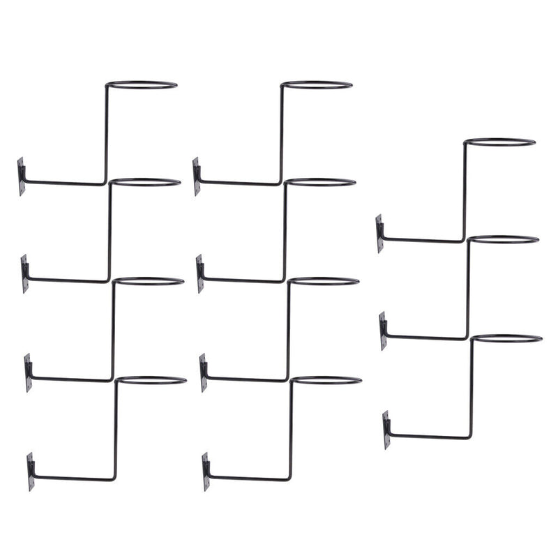 11x Wandmontierter Motorradhelm Jackenständer Perückenständer mit Schrauben