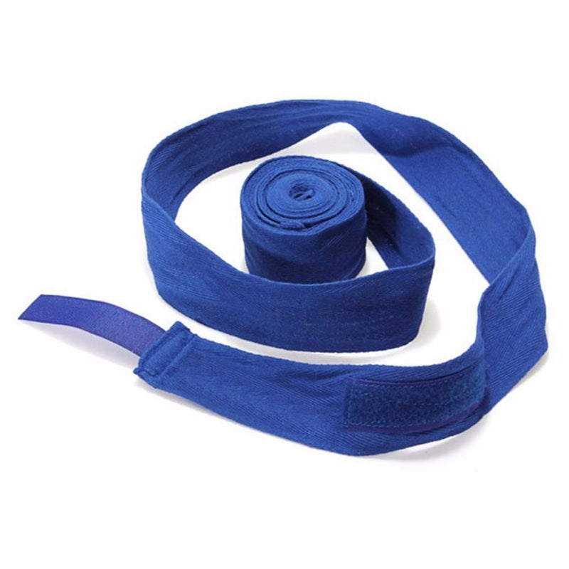 2pcs 2.5m Length Universal Cotton Sports Strap Boxing Bandage Wraps (Blue)