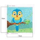 DIY Diamond Painting Full Round Crystal Drill Animal Decor for Kids (DX050)