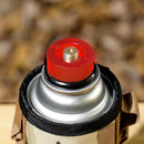 Outdoor Camping Hiking Stoves Adapter Split Gas Furnace Converter (Red)