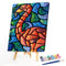 40 X 50cm Hand Painted Digital Oil Art Picture DIY Animal Paint By Numbers De