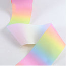 Gradient Colors  Hair Clip Accessories Grosgrain Rainbow Ribbon Handmade
