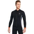 DIVE&SAIL Men 3mm Neoprene Wetsuit Jacket Top Scuba Diving Wet Suit (S)