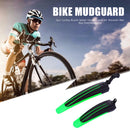 2pcs Cycling Bicycle Splash Fender Guard Set Mountain Bike Rear Front Mudguar
