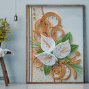 Diamond Painted DIY Quilling Paper Partial Special Rhinestone Picture Kits