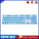 104pcs Universal Mechanical Keyboard Keycap PC Bakclit Key Cap (Light Blue)