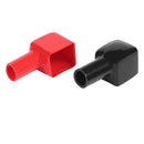 Red+Black Universal Car Battery Terminal Covers Insulation Cap Positive+Negative