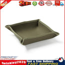 Canvas Storage Box Desktop Key Jewelry Sundries Lipstick Folding Tray (S) Newly