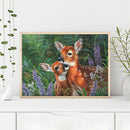 5D DIY Diamond Painting Kits Animals Full Round Rhinestone Mosaic Wall Art