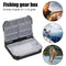Fishing Tackle Box with Compartment Grids Lead Tool Storage Boxes Case Organizer
