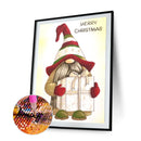 Diamond Painting 5D Full Round Drill Mosaic DIY Striped Hat Goblin Art Decor Kit