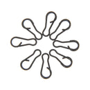 50 x Small Multi Clips Carp Fishing Tackle Quick Change Swivels Rigs Links