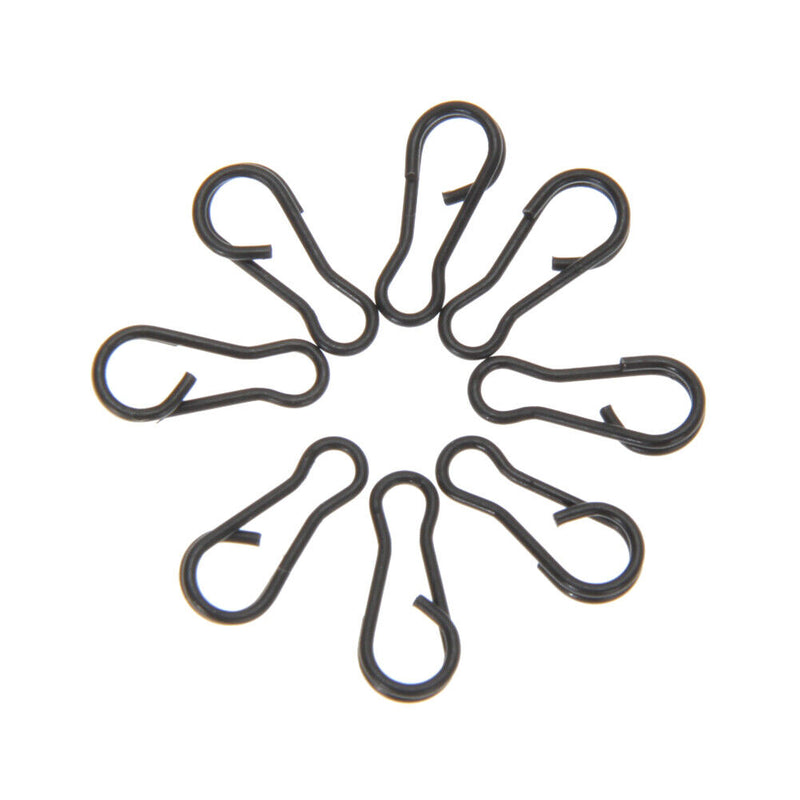 50 x Small Multi Clips Carp Fishing Tackle Quick Change Swivels Rigs Links