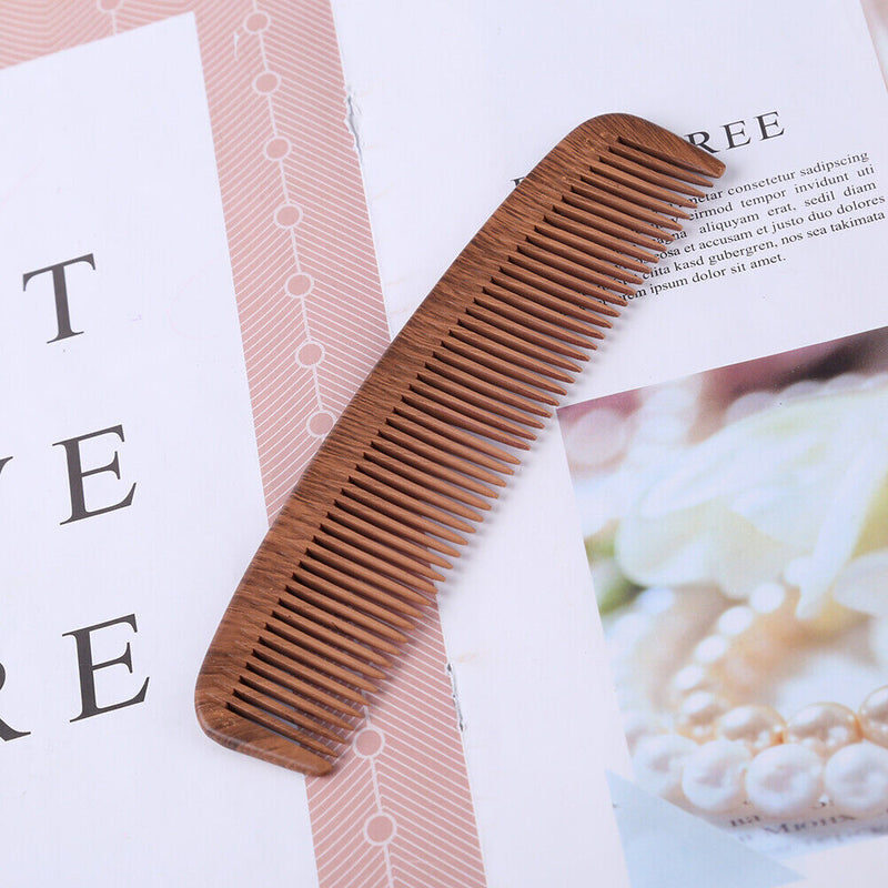 Wooden Smooth Comb Scalp Massage Anti Tangling Static Salon Hair Brush (02)