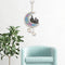 Wooden Eid Mubarak Hanging Pendant Moon Ornament Ramadan Decor (JM00429)