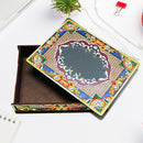 Classic Mandala Style Storage Box Cosmetics Collection with Mirror (MH205)