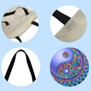 Diamond drawing Printed Shoulder Shopping Bag Casual Large Tote Handbag
