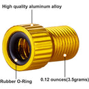Bike Air Pump Tube Aluminum Alloy Bicycle Valve Adapters Set Cycling Accessories