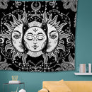 Abstract Sun Moon Wall Hanging Tapestry Room Decor Background (100x75cm)