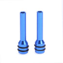 2pcs Universal Aluminum Interior Door Lock Knob Pins for Car Truck (Blue) Newly