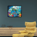 DIY Oil Painting By Numbers Kits Sea Turtle Hand Painted Canvas Drawing Picture