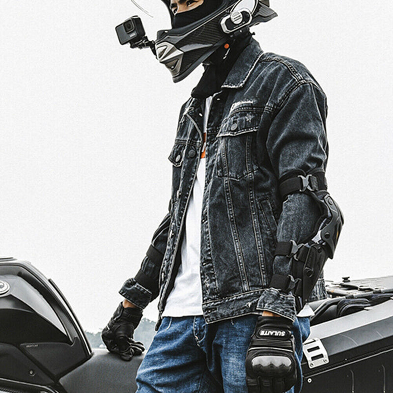 SULAITE Knee Elbow Combo Motorcycle Thicken Knee Pads Protective Gear Camouflage