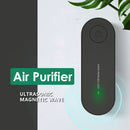 Air Purifier Cleaner Negative Ion Generator Bathroom Air Freshener (Black)