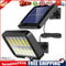 LED Outdoor Solar Garden Waterproof PIR Motion Sensor Wall Light (120COB A)