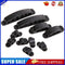 10Pcs Cable Cord Wire Line Organizer Plastic Clips Ties Fixer Holder Black