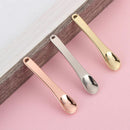 Cosmetic Makeup Spatula Skincare Cosmetic Mini Spoon Reusable Scoop Metal