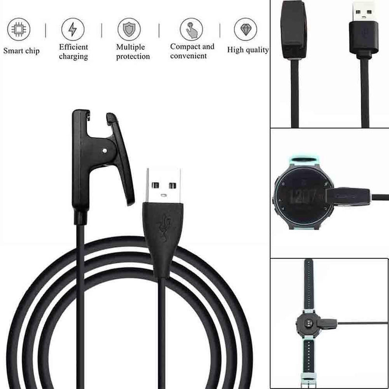 Desktop Charger Adapter Station 1m USB Charge Cable for Garmin Forerunner 7