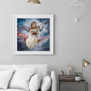 5D Diamond Painting Kit Angel Baby Girl Full Round Rhinestone DIY Home Decor