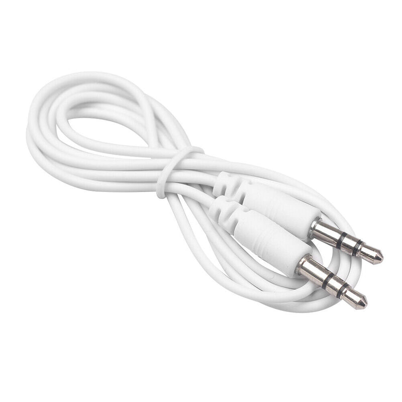3.5mm Stereo Jack Audio Cable Male to Male AUX Cord for Car Speaker Headphones