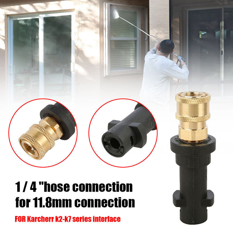 Pressure Washer Gun Adapter 1/4"" Quick Connect for Karcher K2 K3 K4 K5 K6 K7